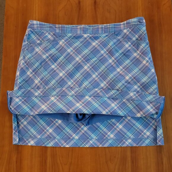 Dockers Golf Plaid Athletic Skort - 10 - Picture 6 of 10